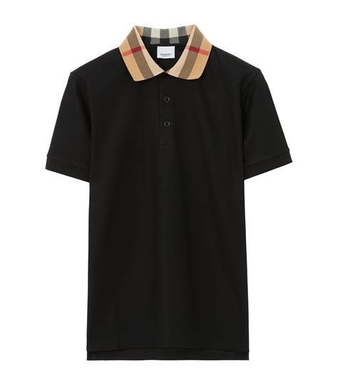 burberry black collared shirt|authentic burberry shirt.